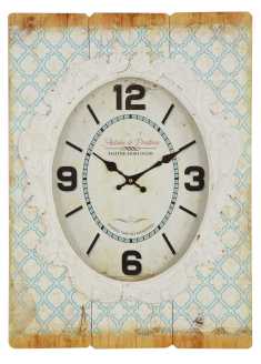 Orologio ovale bordo legno ew-1008 cm. 42 x 4,5 h 58