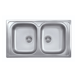 Lavello 86x50 2 vasche SA322 EFFEZ