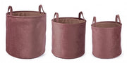 3x Set3 P.Oggetti Velvet To Rosa