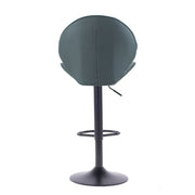 Sgabello regolabile Tunn grigio con piede nero  52x56x90 cm
