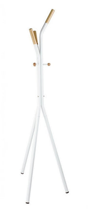 Appendiabiti in acciaio Bianco ALAIN 46x46x h178 cm