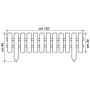 RECINZIONE BASSA DRITTA 120X45-30CM