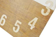 Orologio quadrato legno ea-6429 cm. 91,5 x 5,5 h 91,5