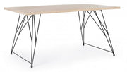 Tavolo design industrial in legno DISTRICT 160x90x h76 cm