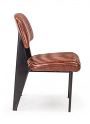 Sedia Nelly Arancio Scuro Vintage 60x59x84-44h