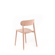 Sedia in polipropilene rosa antico 48x577,5h cm
