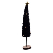 Albero tessuto nero e oro cmø9h39