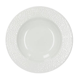 Piatto fondo in porcellana Bianco GOLF diametro 22 cm
