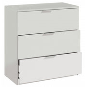 Cassettone camera  cassettiera bianco  cm 77x38x80h