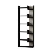 Libreria Oppa antracite bianco 60x162