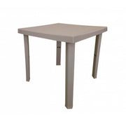 Tavolo da esterno quadrato in resina Figaro colore taupe