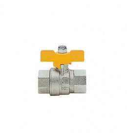Rubinetto a sfera per gas con leva in alluminio