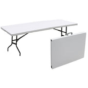 Tavolo pieghevole in plastica cm 183x74x74
