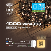 Catena TLG 1000 MiniLED 4+70,4m Luci di Natale