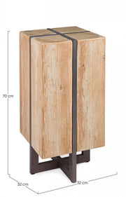 Sgabello industriale bar Garrett 70h cm