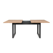 Tavolo moderno salotto cucina  allungabile quercia cm 160/200 x 90