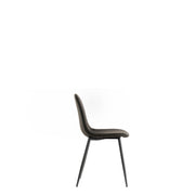 4x Sedia in similpelle 44cm x 50cm H. 84cm