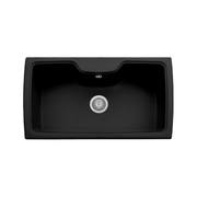 Samet Lavello 88x50 Granito Vasconenr 1 vasca nero