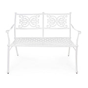 Panca Giglio bianco da esterno cm 110 x 59 x 85 h