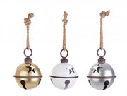 6x Pendaglio Merry Star Bell Met M Ass3