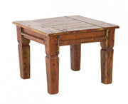 Tavolino in legno stile rustico cm 60x60