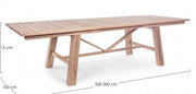 Tavolo Maryland rettangolare allungabile 100x200-300 cm