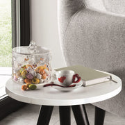 Guzzini - Set 2 Tazze da cappuccino in ceramica con piattino love 200 ml