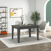 Tavolo allungabile Megaron antracite 120x80 cm EFFEZ