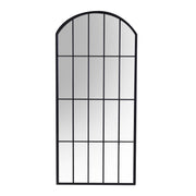 Specchio metallo nero cm64x2h139