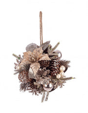 6x Decor Sferica Alara Poinsettia Cham D125