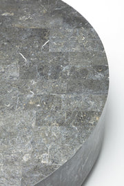 Tavolino moderno  pietra grigio cm 85 x 85 x h 28
