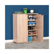 Mobile scarpiera multiuso 2 ante ripiani sonoma 60x34xh.78 cm(SHC220SN1) EFFEZ
