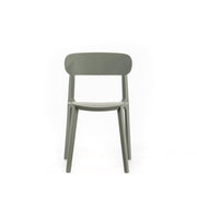 Sedia in polipropilene grigio chiaro 48x52x77,5h cm