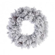 Corona natalizia ARVES Innevata 60 cm dietroporta