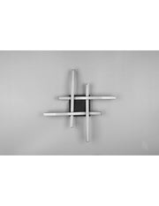 Lampada Soffitto Moderna Route Nero 4 Bacchette Led 4000k Trio Lighting