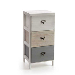 Cassettiera moderna multiuso bagno cucina anticata cm 61 h
