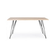 Tavolo design industrial in legno DISTRICT 160x90x h76 cm