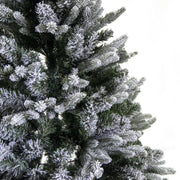 Albero monte Cristallo innevato verde 994 rami cmø122h180