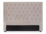 Testiera Letto Caspar Grigio Chiaro 160