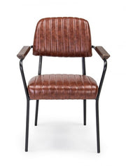 Sedia vintage  C-BR Nelly arancio scuro vintage 60x63x84h cm
