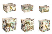 2x Set6 P.Oggetti Botanic Rett Blu