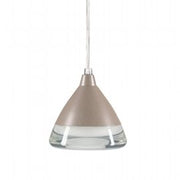 Sospensione in Alluminio Pressofuso con Diffusore in Acrilico - 20W, 1800 Lumen, Luce Calda tortora