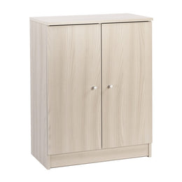Armadio multiuso basso due ante Olmo Chiaro 62x34x h80 cm