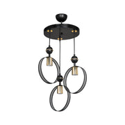 Lampada a sospensione Esin con tre portalampade a cerchio MDL4423 EFFEZ