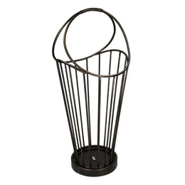 Portaombrelli metallo bronzo scuro tondo cm32x30h52-70