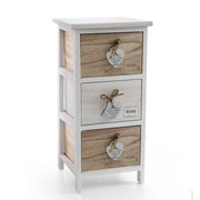 Cassettiera 3 cassetti bagno cucina cm 26 x 32 x 62 h