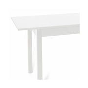 Tavolo allungabile Bianco Frassinato in legno nobilitato cm 70x110/150