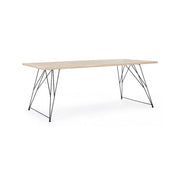 Tavolo design industrial in legno DISTRICT 200x90x h76 cm