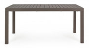 Tavolo per esterno allungabile in alluminio Caffè HILDE YK14 160-240x90x h75 cm