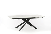 Tavolo allungabile con top in marmo calacatta 170/270x90x76h cm